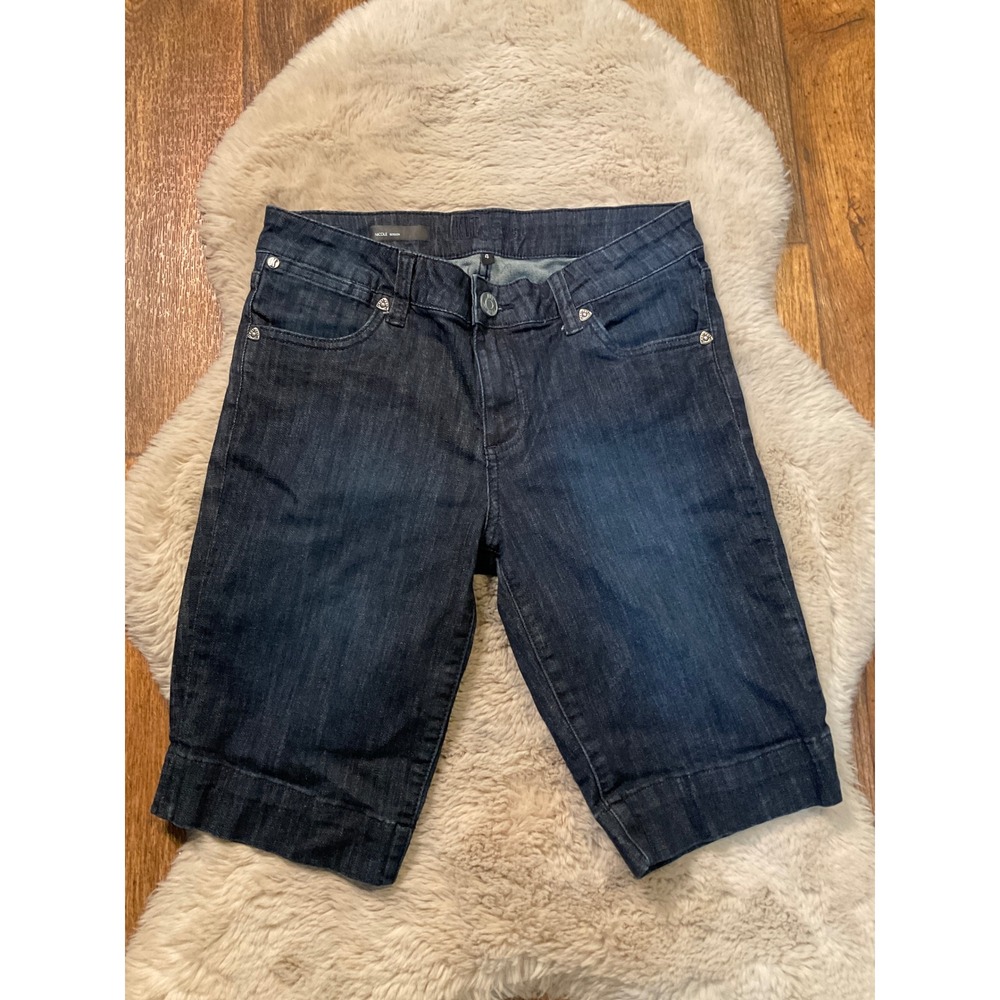 Kut From The Kloth Nicole‎ Bermuda Shorts Size 4 Dark Wash